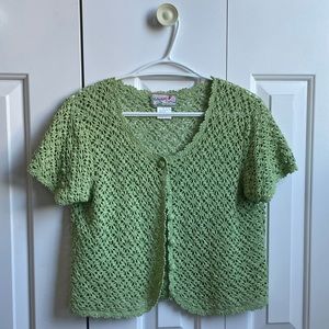 Vintage April Cornell Crochet Cardigan